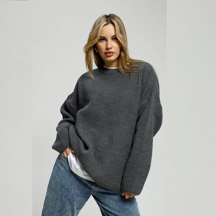 Pull en maille confortable pour femmes au style décontracté Chic & Stil