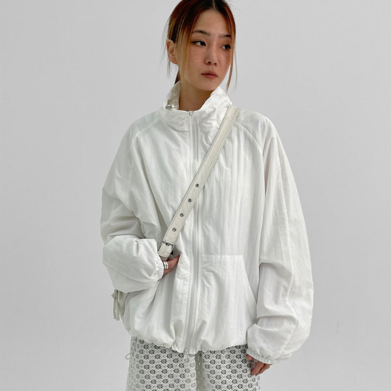 Veste fonctionnelle décontractée pour femmes avec col haut Chic & Stil