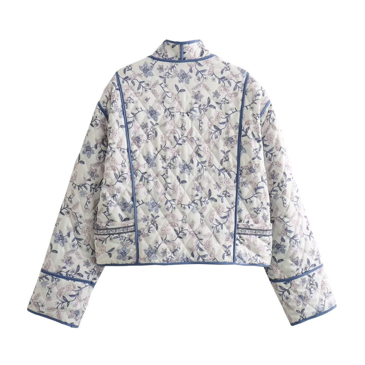 Veste kimono élégante pour femmes au design floral avec des accents adorant les détails Chic & Stil