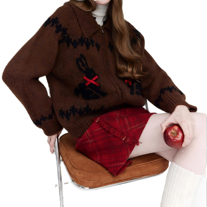 Cardigan pour femme avec design unique et accents de couleur Chic & Stil