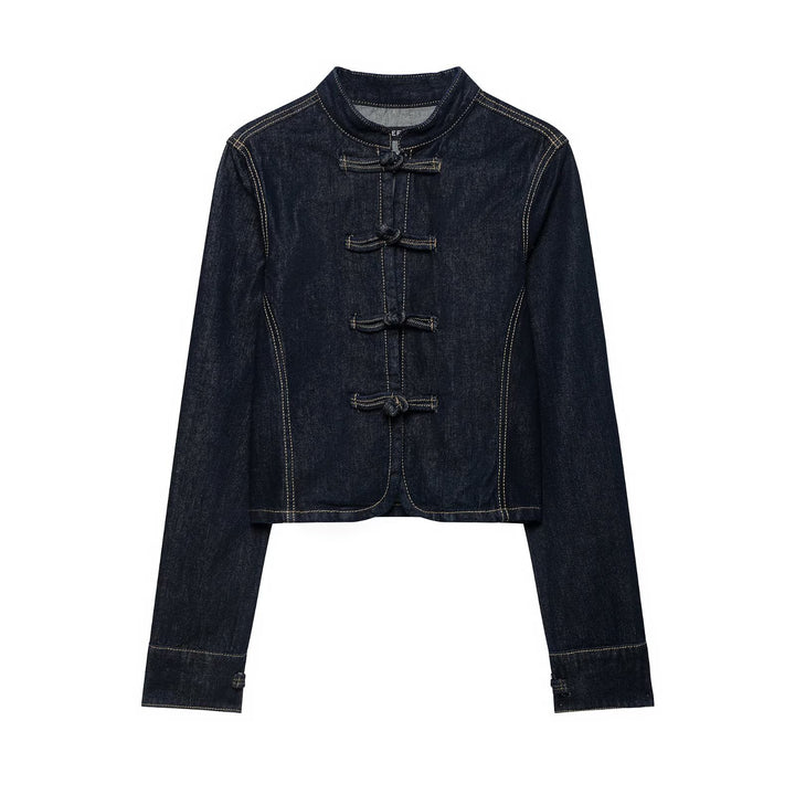 Women's Wide-Cut High-Waist Jeans made of Raw Denim with Cuffed Hem Amarae