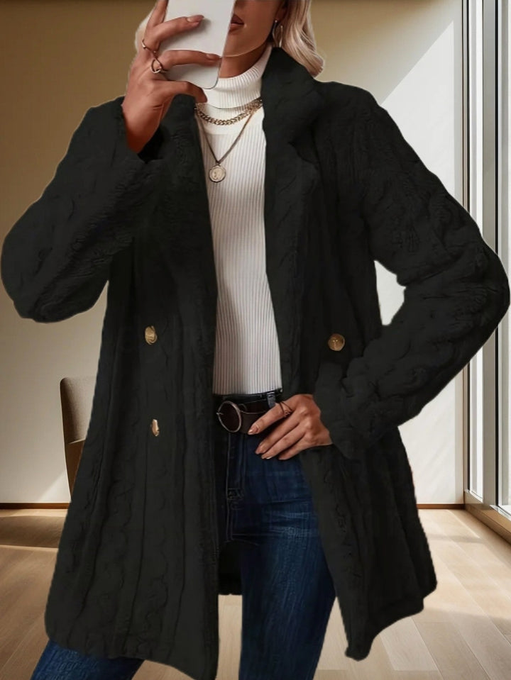 Ladies cozy fleece jacket with Amarae structure