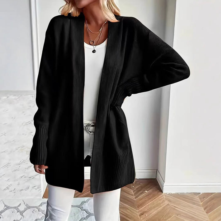 Open knit coat for women in a casual chic style