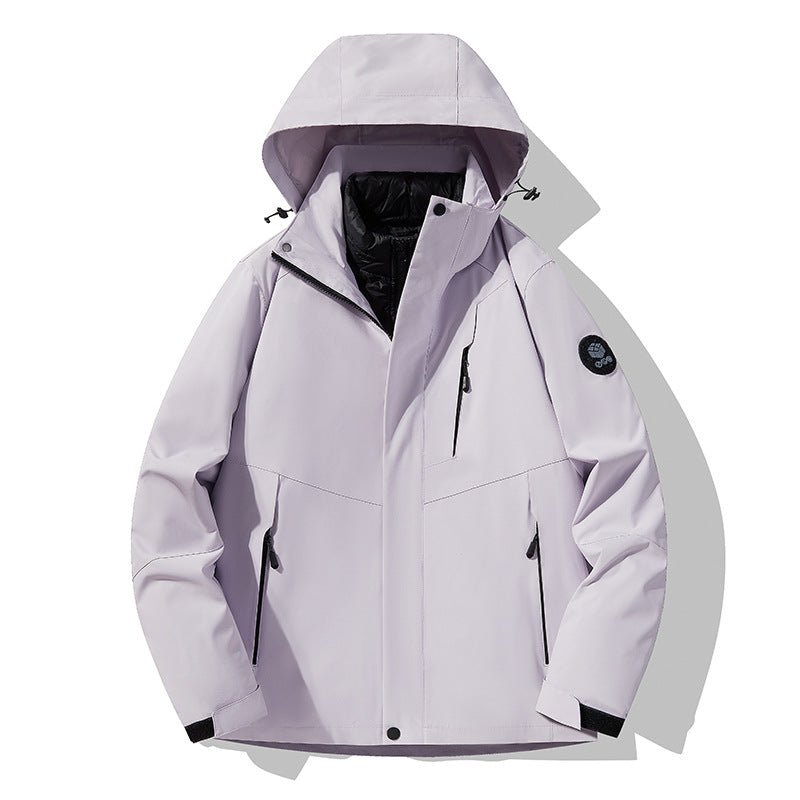 Men's triple combinable functional jacket with detachable quilted vest Amarae