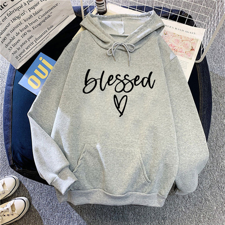 Women's comfortable hoodie with inspiring print Chic & Stil
