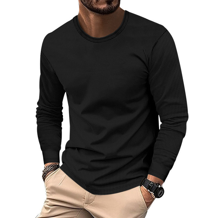 Men's long sleeve shirt with structured design Amarae