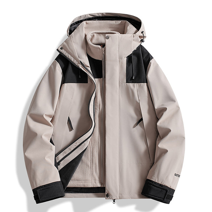 Women Versatile Outdoor Jacket with Removable Fleece Inner Jacket and Waterproof Membrane Amarae
