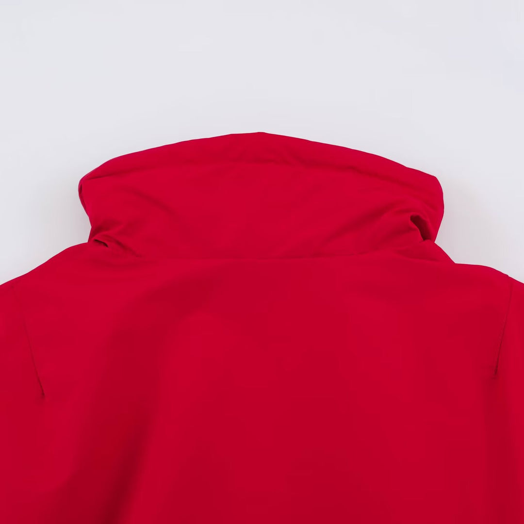 Women's Cropped Oversize Windbreaker with high funnel collar, drawstring and gathered elastic waistband Amarae