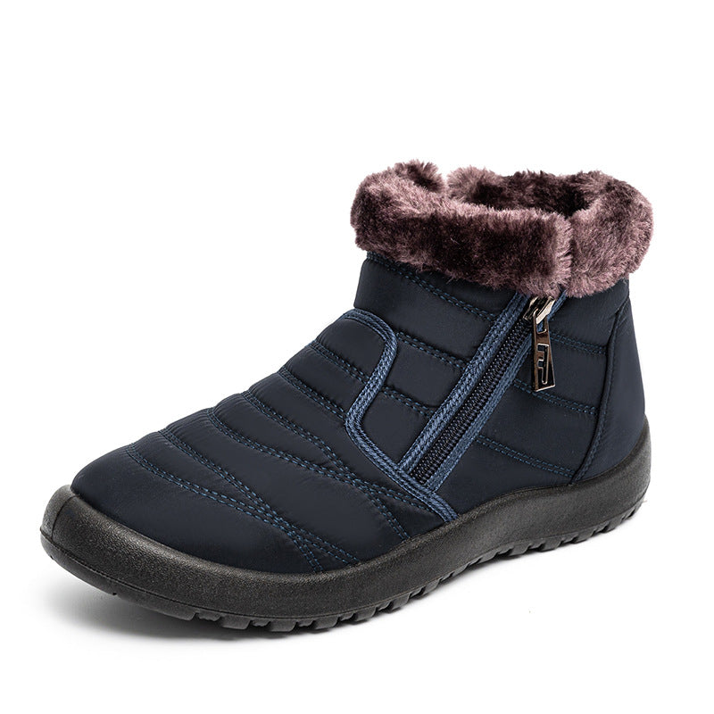 Women's insulated winter boots with non-slip sole and convenient zipper Lune London