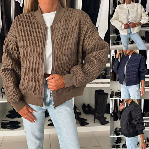 Quilted bomber jacket for women Amarae
