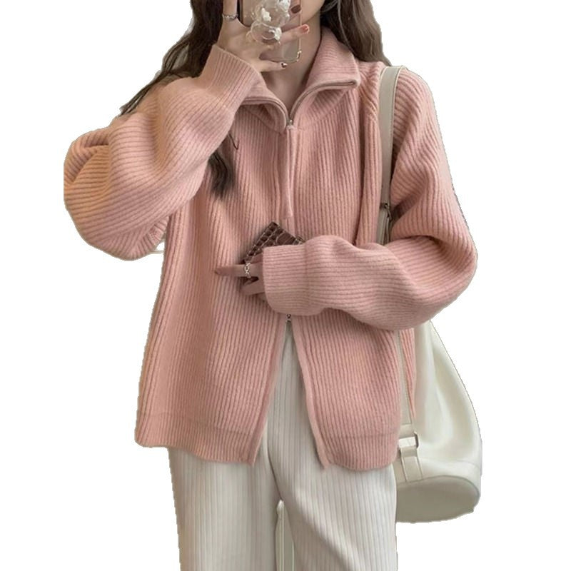 Gilet femme avec fermeture éclair asymétrique Chic & Stil