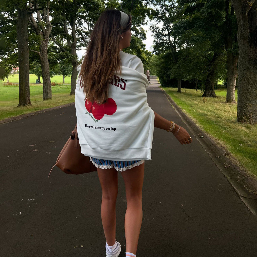 Pull femme décontracté avec motif de fruit créatif Amarae