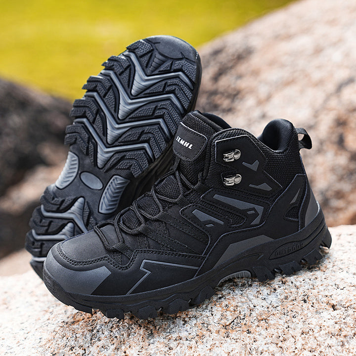 Women's ankle-height trail hiking boots with breathable mesh and gripping profile sole Amarae