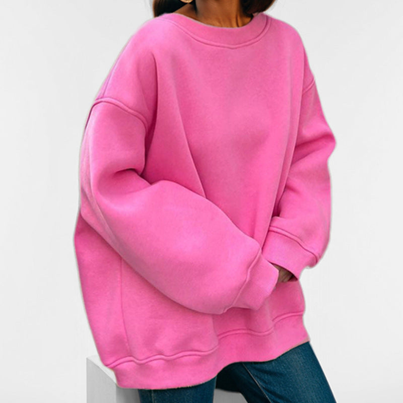 Sweatshirt surdimensionné pour femmes avec une coupe ample et un design décontracté Chic & Stil