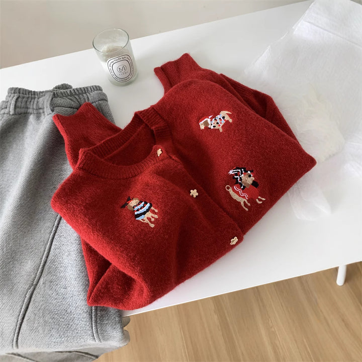 Cardigan pour femmes avec un design d broderie coloré et une coupe élégante Chic & Stil