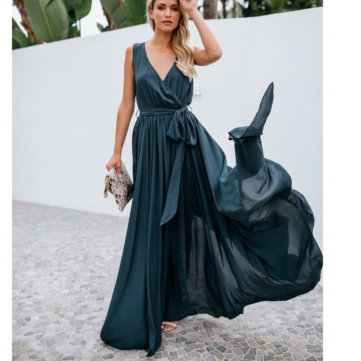 Ladies Elegant Maxi Dress Lune London