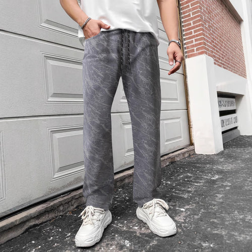 Casual jogging pants for men with trendy pattern Amarae