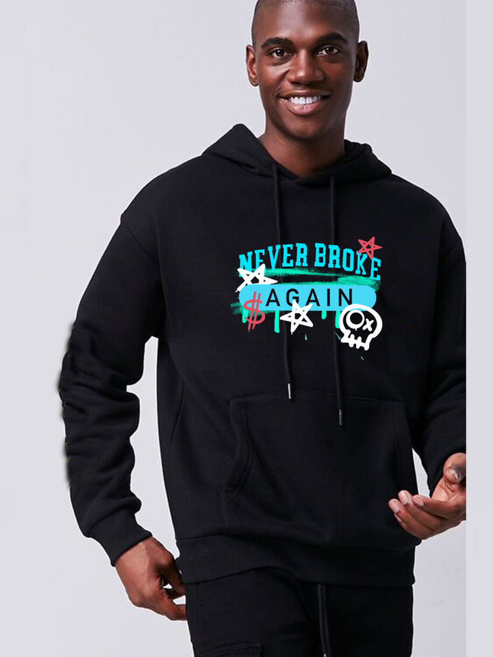 Hoodie for women with creative pattern and kangaroo pocket Lune London
