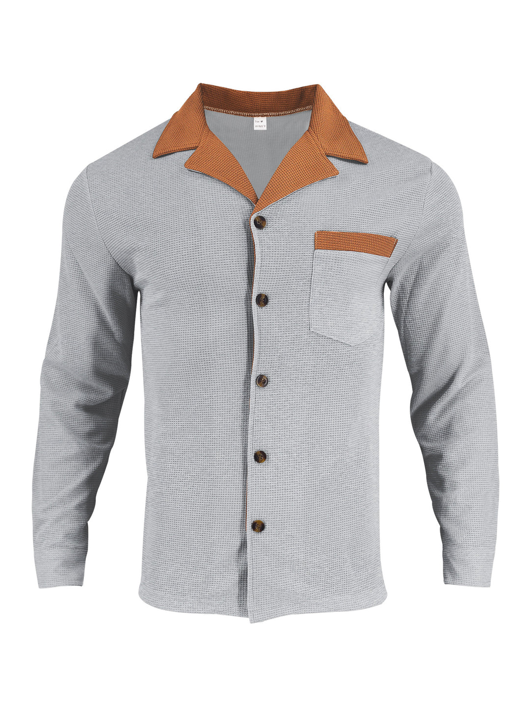 Luxury shirt for men with structured design featuring a contrast collar and practical chest pocket Lune London