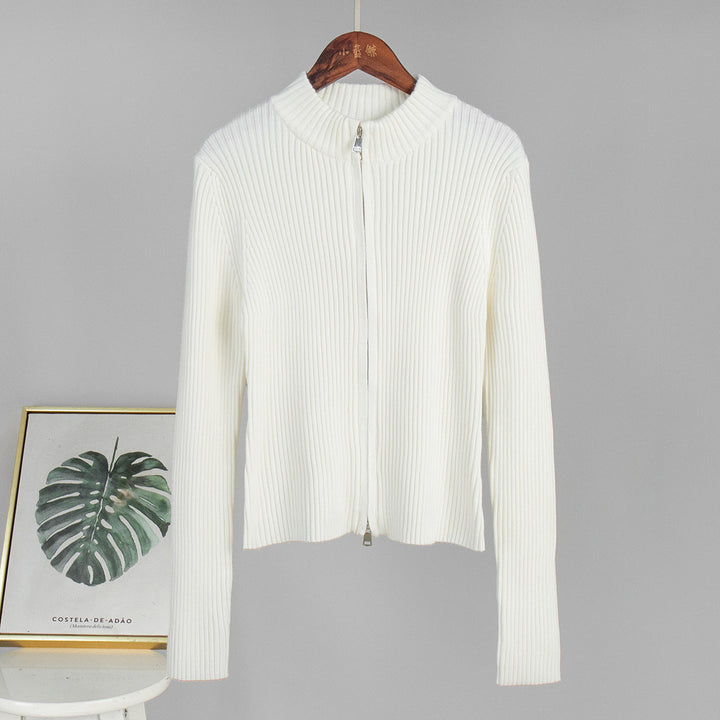 Pull en tricot côtelé pour femmes en mélange de coton doux avec une coupe élégante Chic & Stil