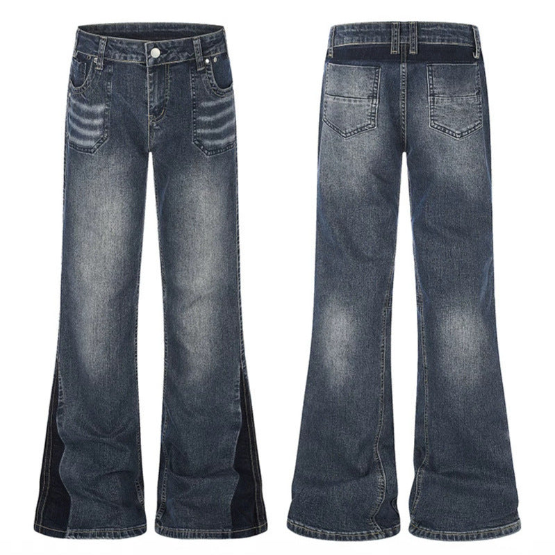 Women flared jeans with high waist and side contrast stripes Amarae
