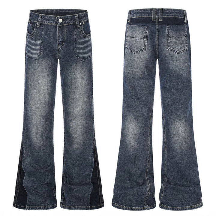 Women flared jeans with high waist and side contrast stripes Amarae