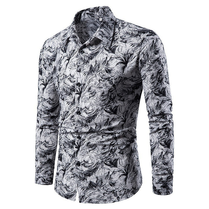 Shirt for men with creative floral pattern Lune London