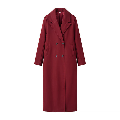 Elegant double-breasted coat for women Amarae