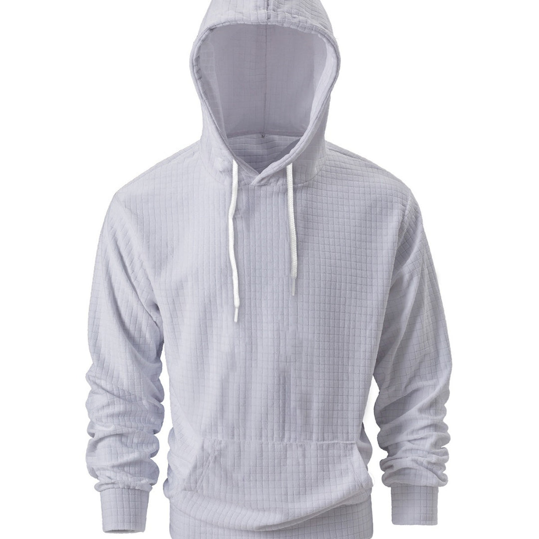 Men's casual hoodie with a fine texture design Amarae