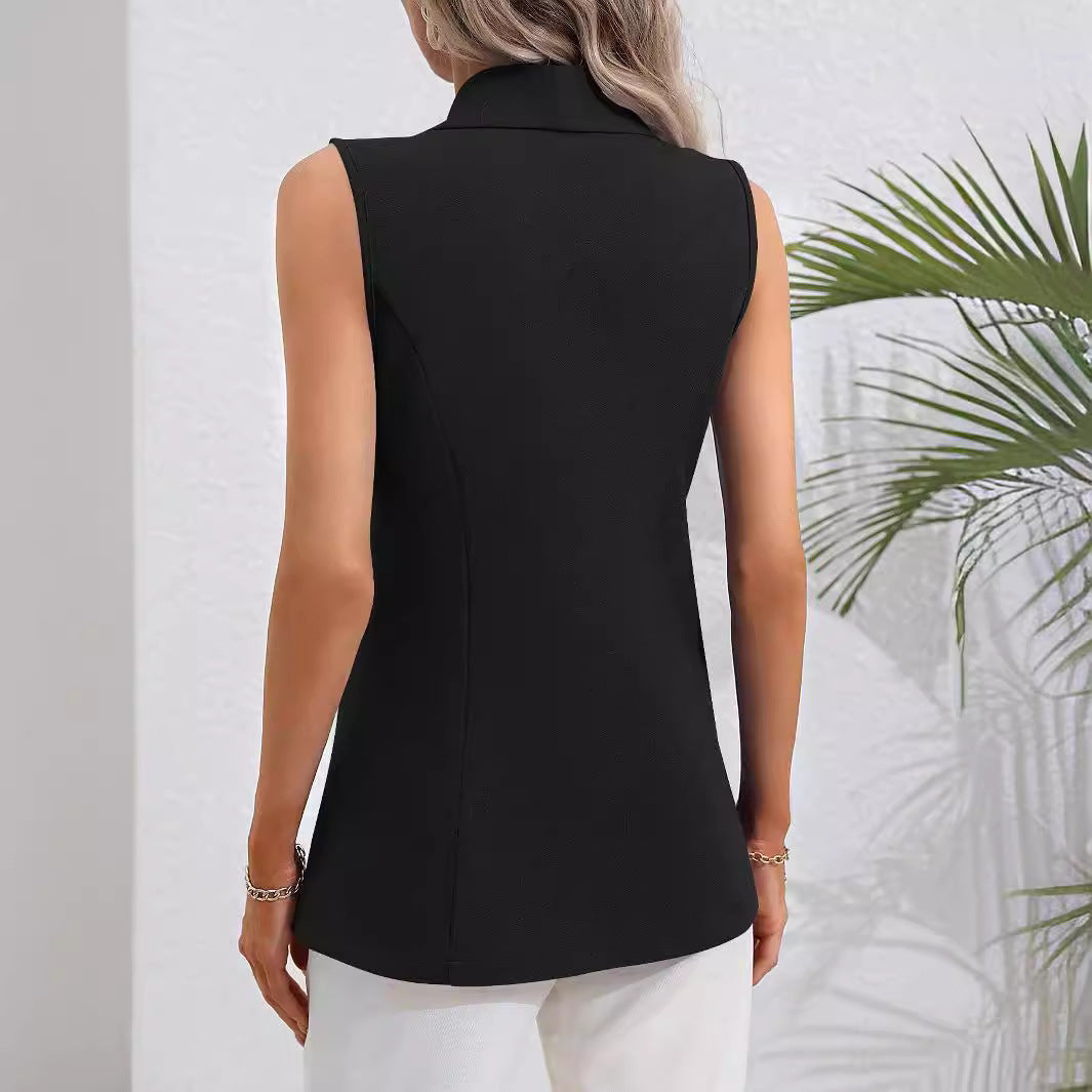 Women sleeveless blazer Lune London