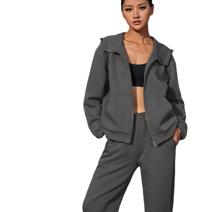 Women's Sporty Jacket and Pants Set Chic & Stil
