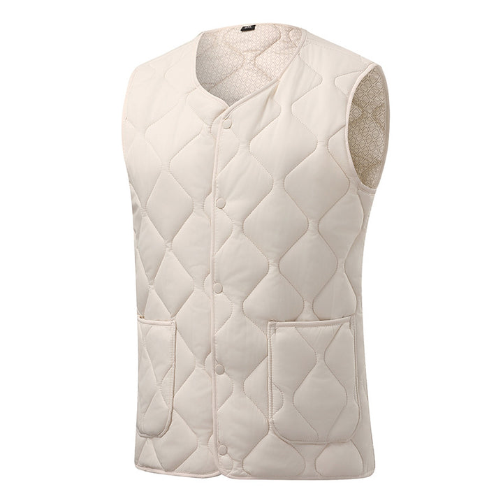 Ladies quilted gilet with large pockets and trendy cut Amarae