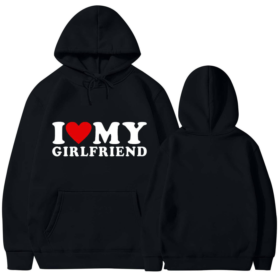Women's casual hoodie with heart graphic Chic & Stil