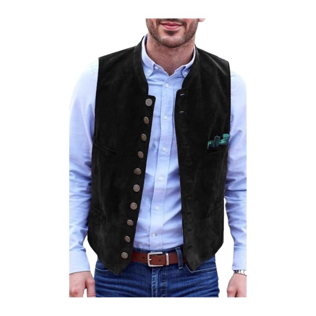 Elegant suede jacket for men Amarae