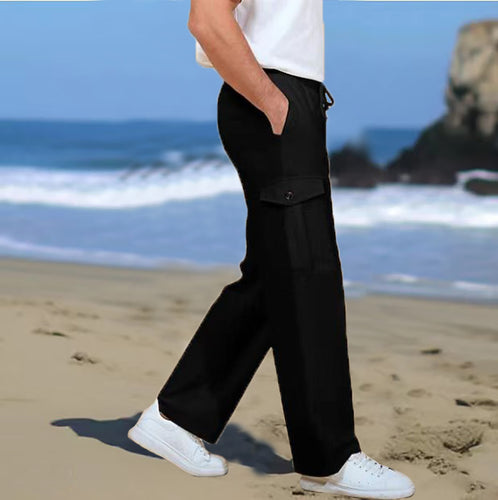 Men's cargo pants with convenient pockets and elastic waistband Amarae