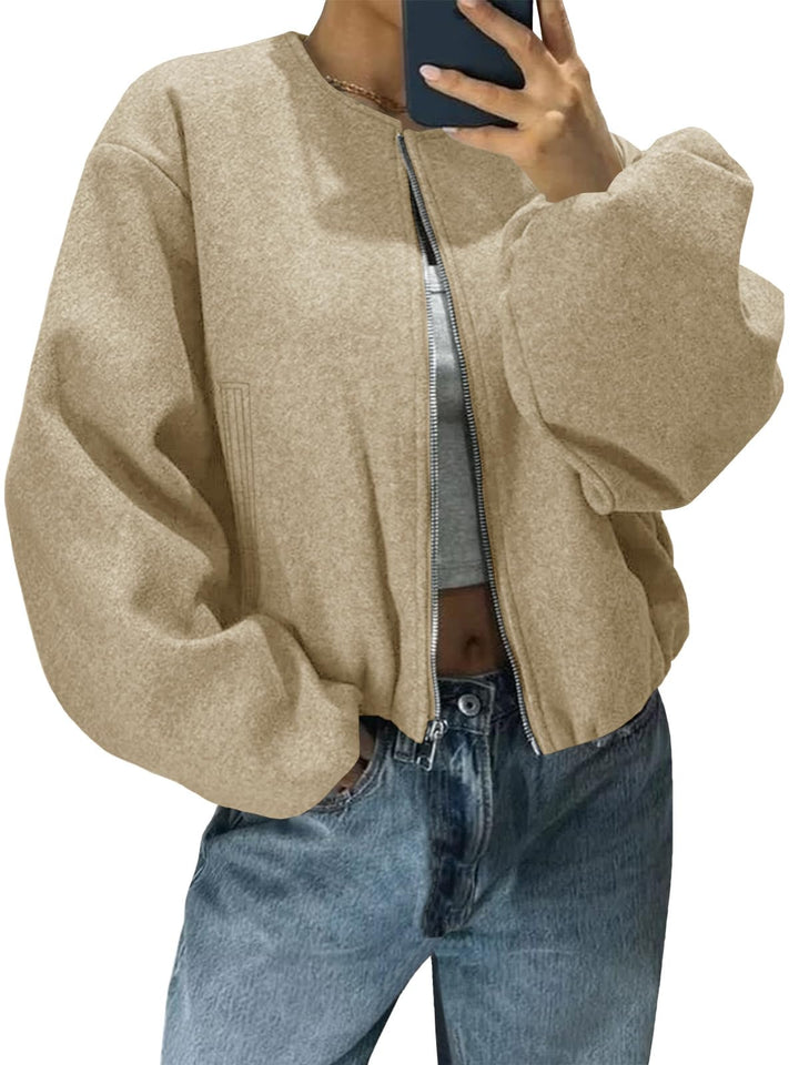 Ladies Oversized Chic Wool Jacket