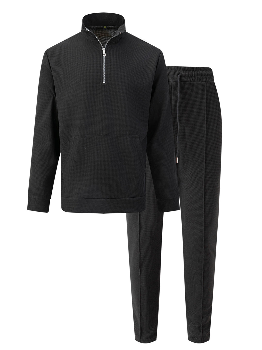 Men's sporty zip-up sweatshirt with comfortable jogger pants Lune London