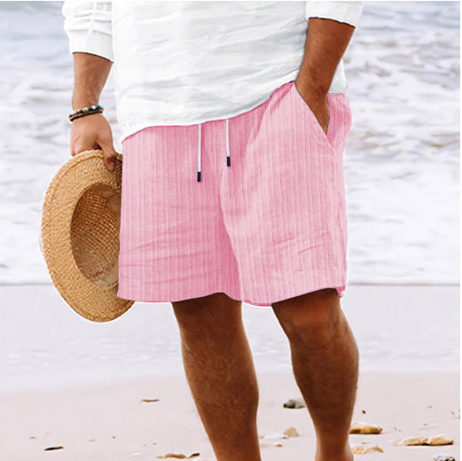 Casual beach shorts for men with elastic waistband and practical side pockets Lune London