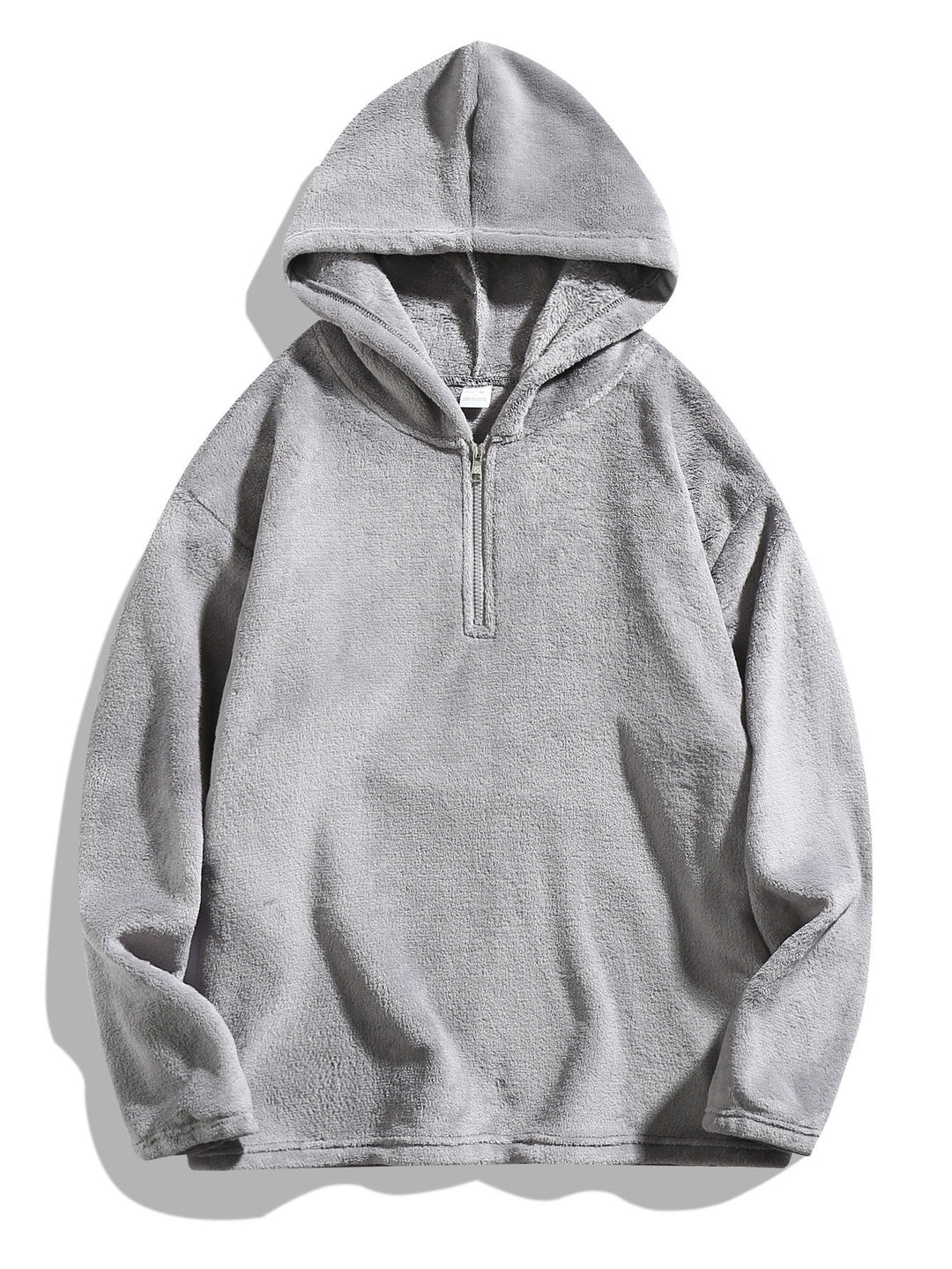 Men's cozy fleece hoodie with practical zip opening Lune London