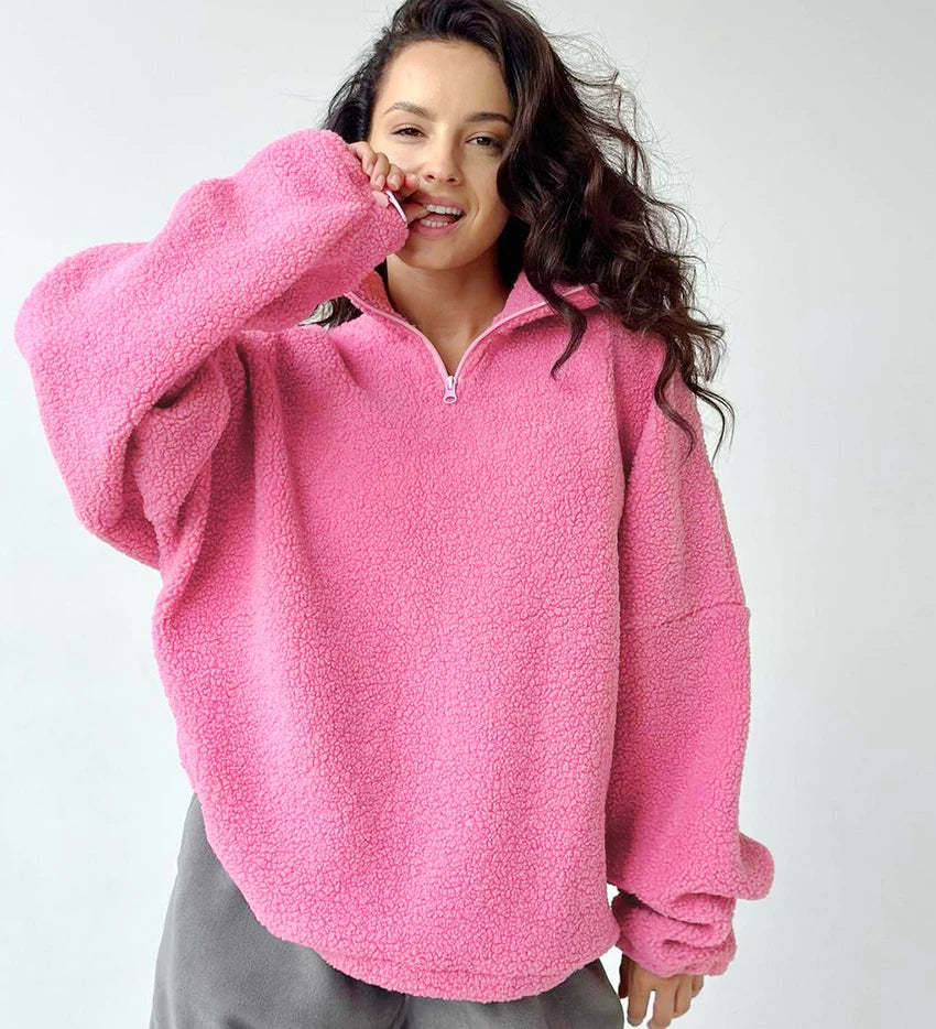 Casual fleece pullover for women Amarae