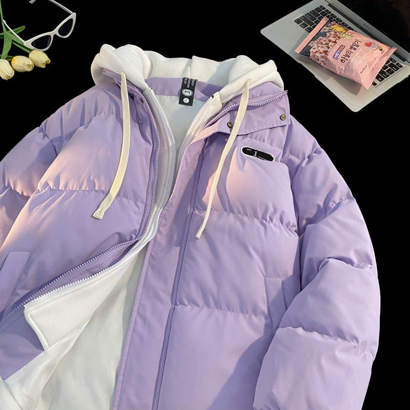 Ladies stylish quilted jacket with integrated hoodie Amarae