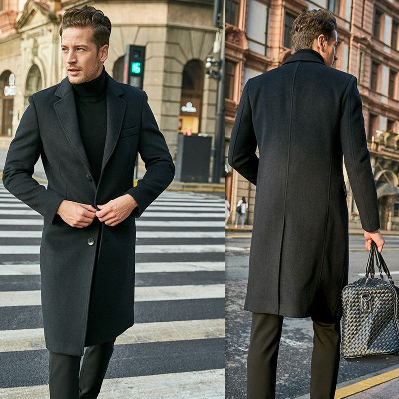 Elegant coat for men with slim fit and modern details Lune London