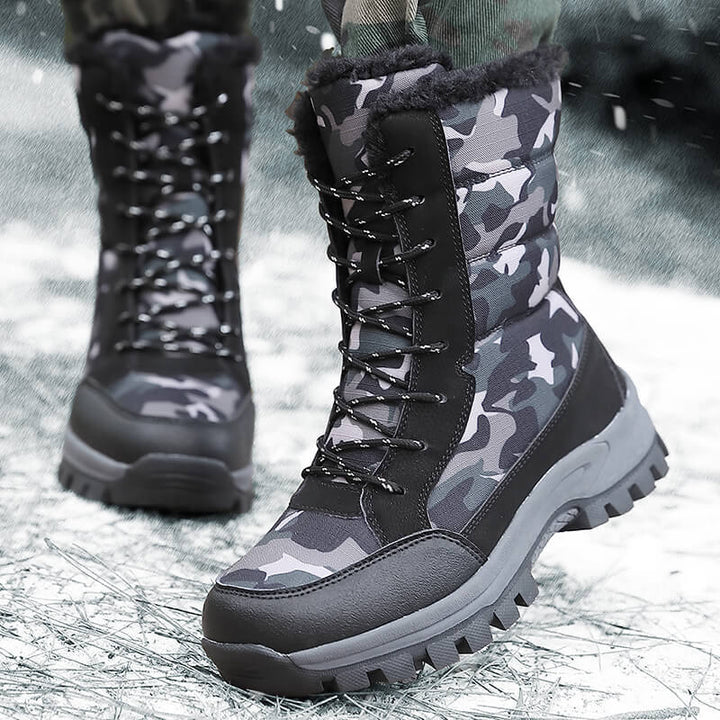Winter boots for women lined with an insulating inner lining and a non-slip molded sole Lune London