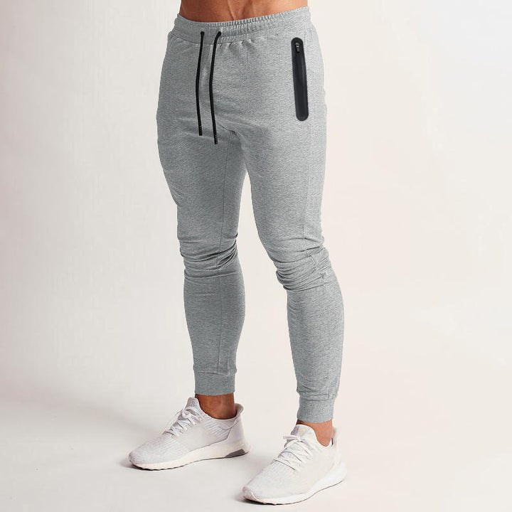 Slim-fit sports jogging pants for men with functional pockets Lune London