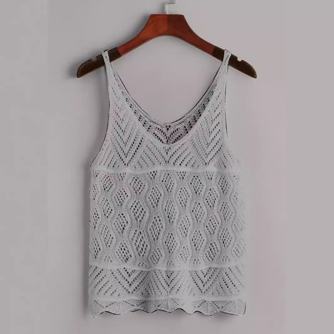 Women lightweight crochet top Amarae