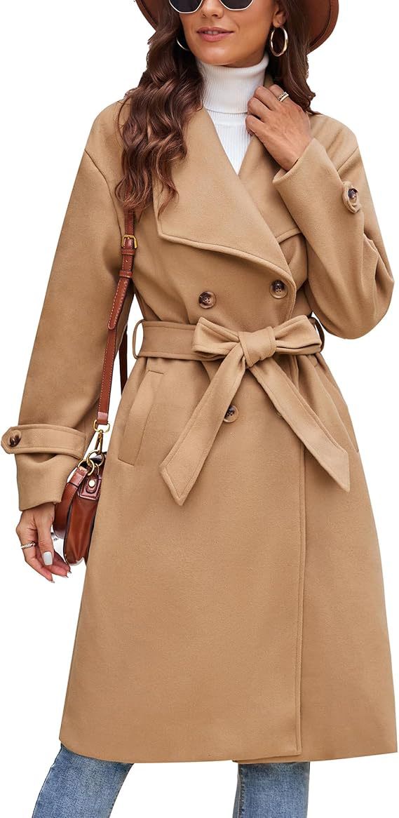 Ladies long coat elegant and comfortable Lune London