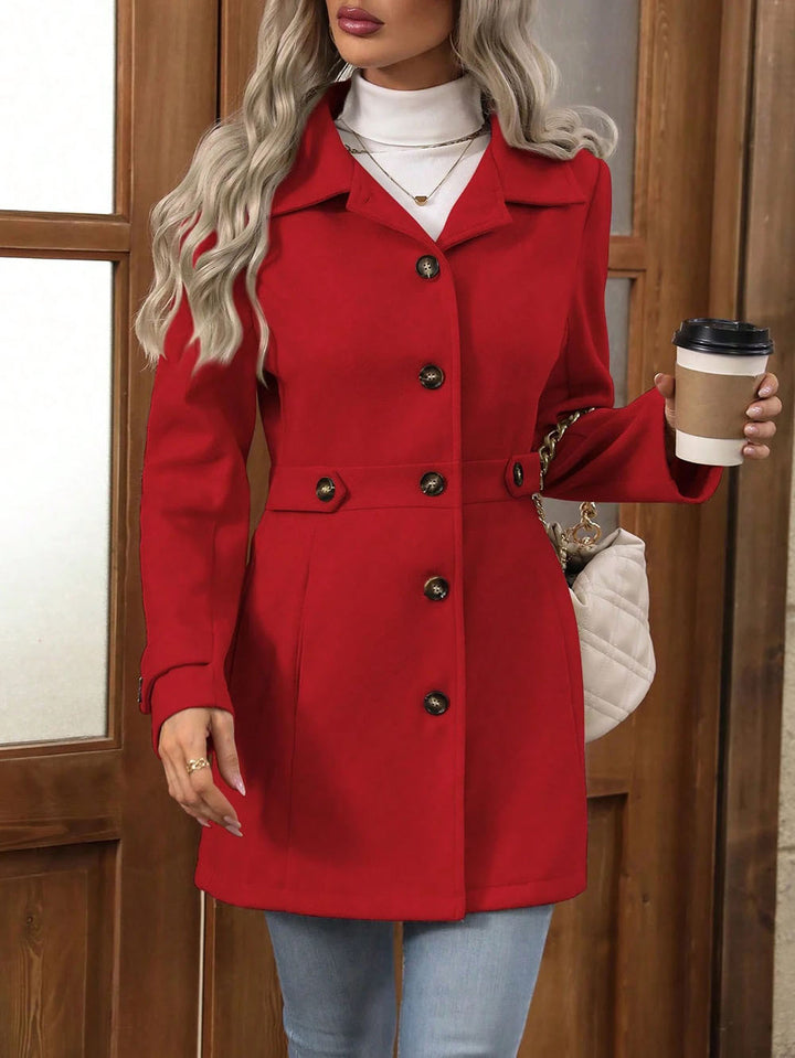 Women Elegant and Fitted Transition Jacket with Practical Pockets Lune London