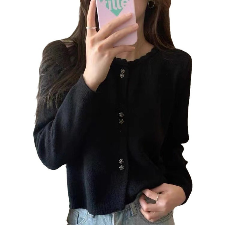 Women Élégant Cardigan avec Détails de Bouton Chic & Stil
