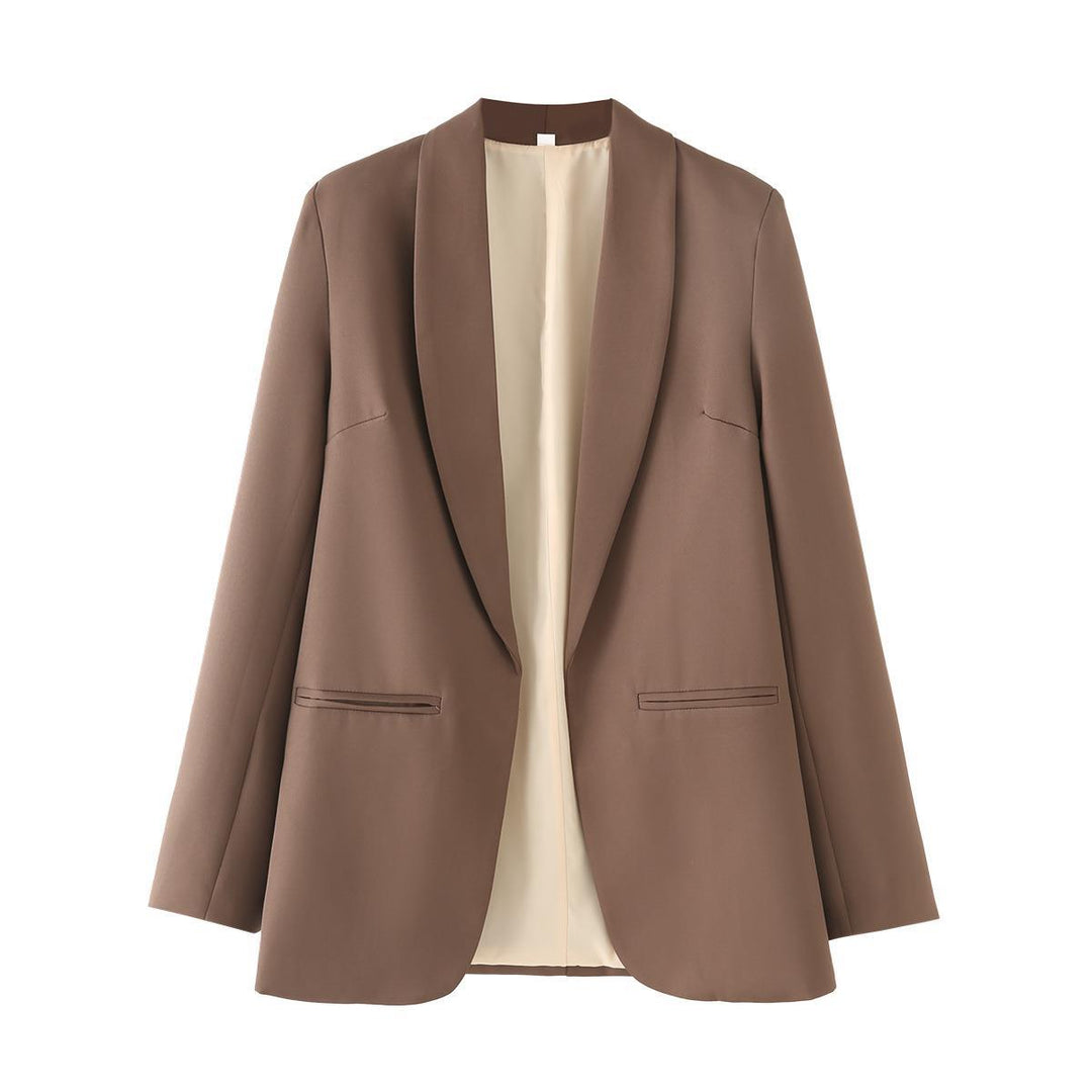 Women Elegant Blazer with Soft Shoulders and Luxurious Inner Lining Lune London