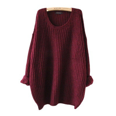 Pull en maille épaissie pour femmes avec coupe ample et une structure de point attrayante Chic & Stil